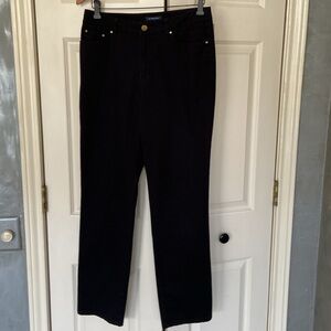 🔥 4/$20 JONES NEW YORK Stretch size 4 black twill pants